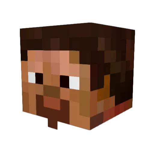 NoahB557 Minecraft avatar head, 3D render