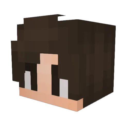 NoahBaldo Minecraft avatar head, 3D render