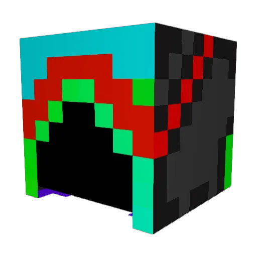 NoahBlue007 Minecraft avatar head, 3D render