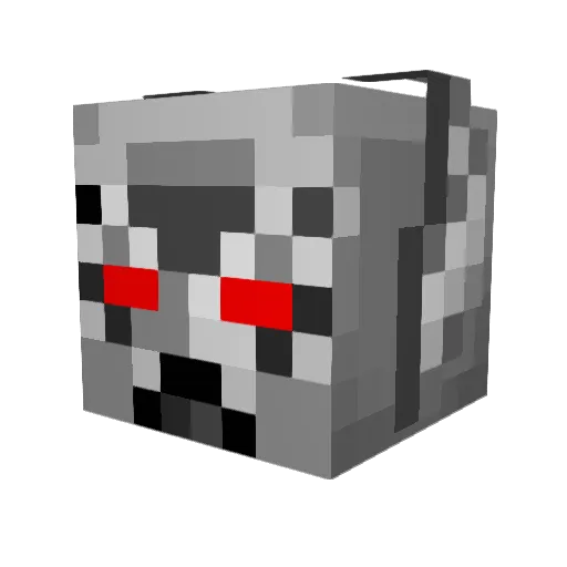 NoahBot9000 Minecraft avatar head, 3D render