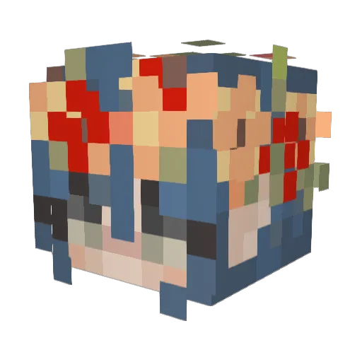 NoahBrand1909 Minecraft avatar head, 3D render