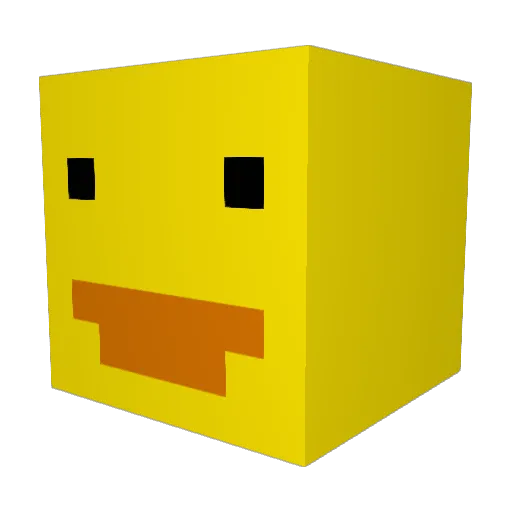 NoahD1532 Minecraft avatar head, 3D render
