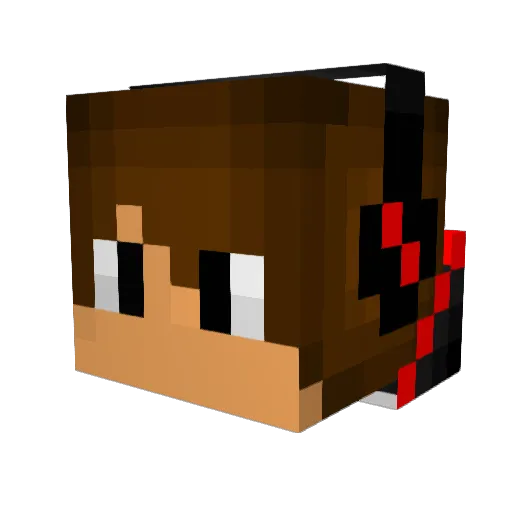 NoahFranck Minecraft avatar head, 3D render
