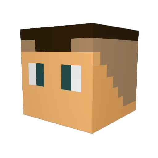 NoahMH13 Minecraft avatar head, 3D render