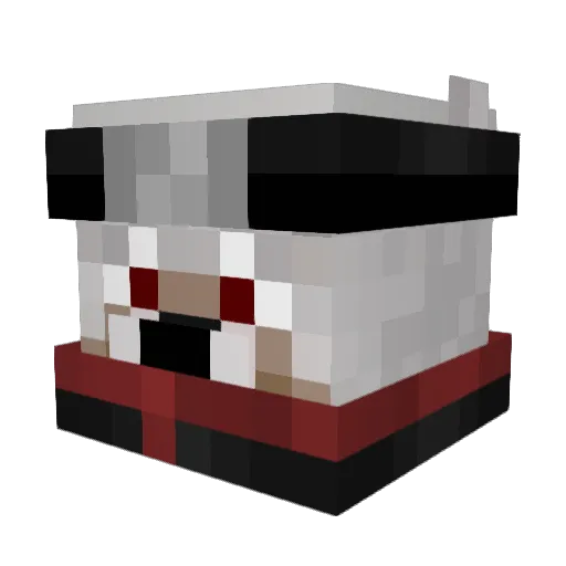 NoahSenpaii Minecraft avatar head, 3D render
