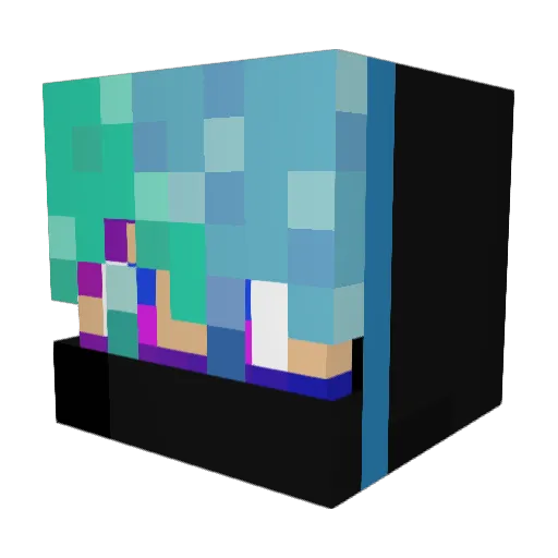 NoahTgaming306 Minecraft avatar head, 3D render