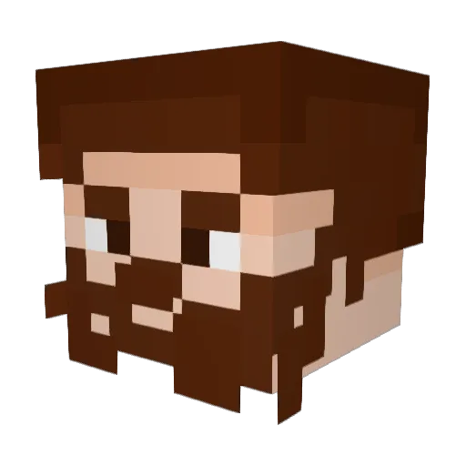 Noah_Reese Minecraft avatar head, 3D render