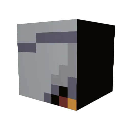 Noah_demon16 Minecraft avatar head, 3D render
