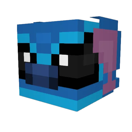 Noahbakkerboy Minecraft avatar head, 3D render