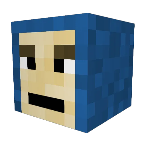 Noahboii Minecraft avatar head, 3D render