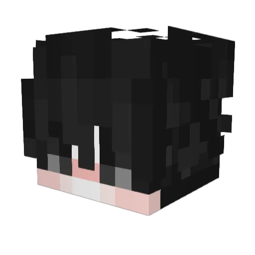 Noahcv Minecraft avatar head, 3D render