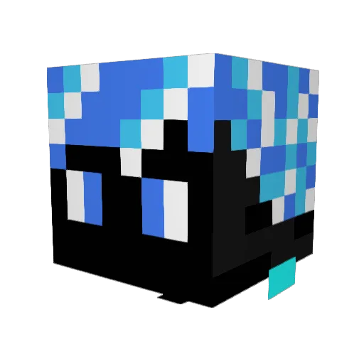 Noahh20 Minecraft avatar head, 3D render