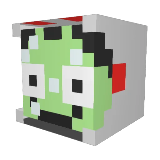 Noahisplayingmc Minecraft avatar head, 3D render