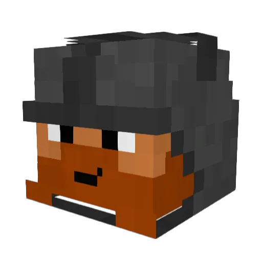 NoahtheGoat05 Minecraft avatar head, 3D render