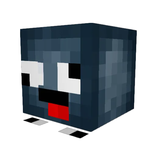 NoamAzulay Minecraft avatar head, 3D render