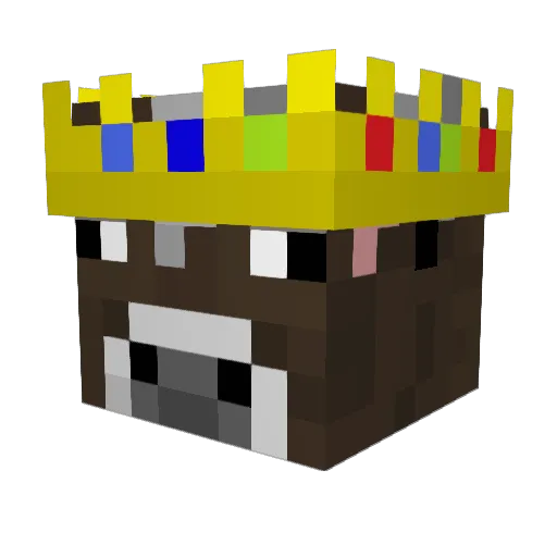 Noazzh Minecraft avatar head, 3D render