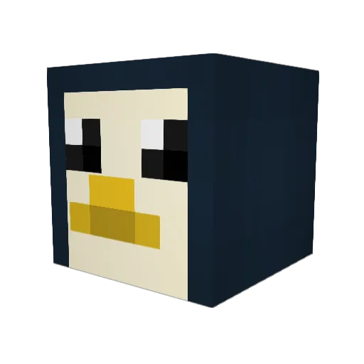 Nobbelito Minecraft avatar head, 3D render