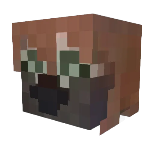 Noble3669 Minecraft avatar head, 3D render
