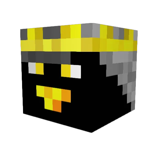 NobleBomb Minecraft avatar head, 3D render