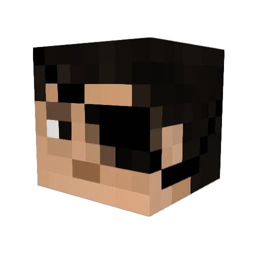 NobleDrakon Minecraft avatar head, 3D render