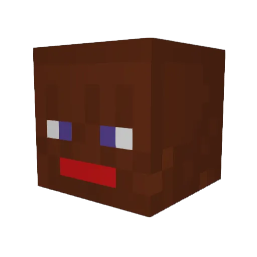 NobleFTW Minecraft avatar head, 3D render