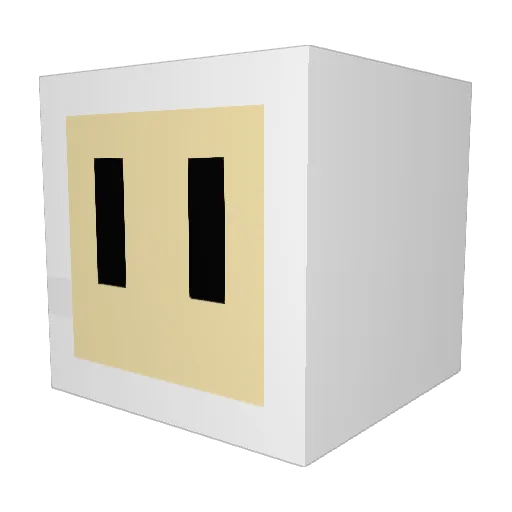 Noble_Wingman Minecraft avatar head, 3D render