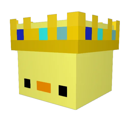 Noble_Wonton Minecraft avatar head, 3D render