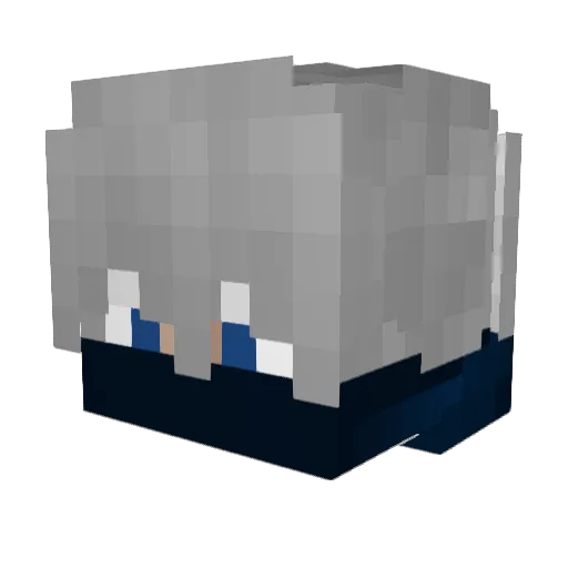 Nobleman Minecraft avatar head, 3D render