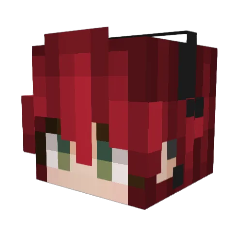 NobodyGodly Minecraft avatar head, 3D render