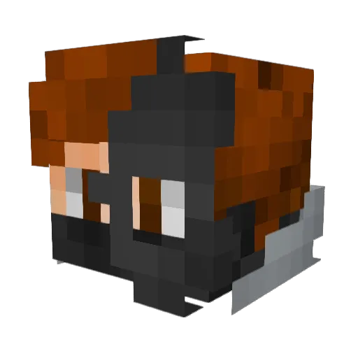 NobregaRi Minecraft avatar head, 3D render