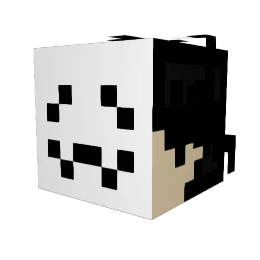 NobuNobu0909 Minecraft avatar head, 3D render