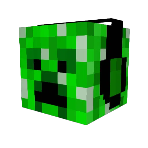 Nobynogaming Minecraft avatar head, 3D render
