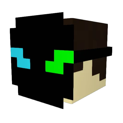 NocBacFish22 Minecraft avatar head, 3D render