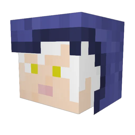 Nocdoom Minecraft avatar head, 3D render
