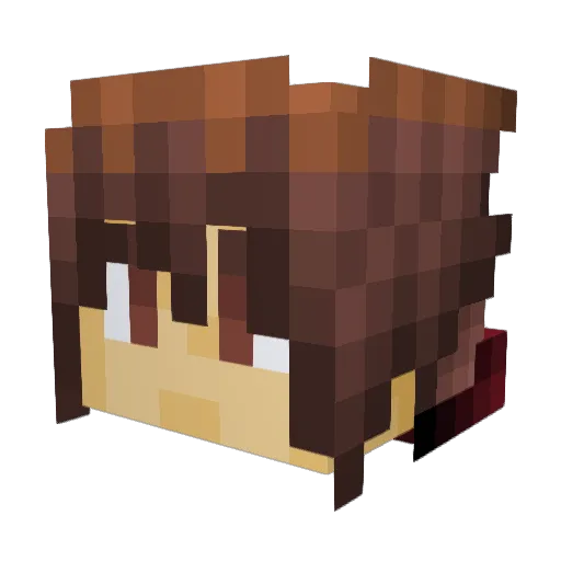 Nocker2001 Minecraft avatar head, 3D render