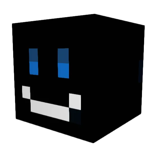 Nocnista Minecraft avatar head, 3D render