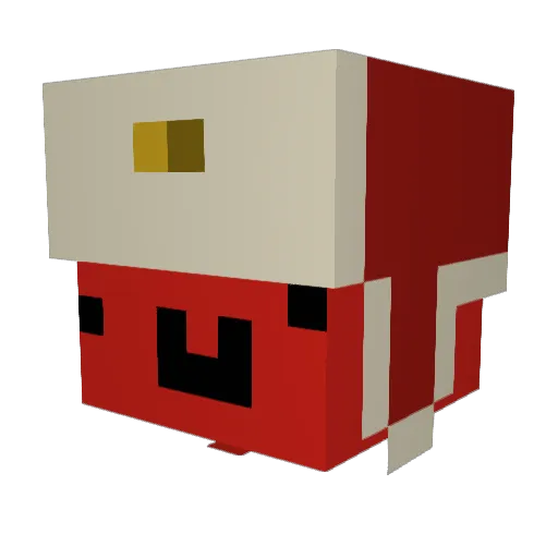 Nocny24 Minecraft avatar head, 3D render