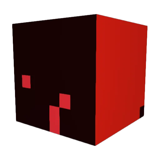 Nocsee Minecraft avatar head, 3D render