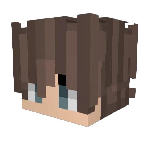 NoctVale Minecraft avatar head, 3D render