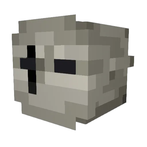 Noctavius Minecraft avatar head, 3D render