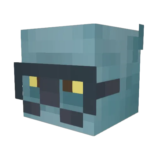 NoctiousNB Minecraft avatar head, 3D render