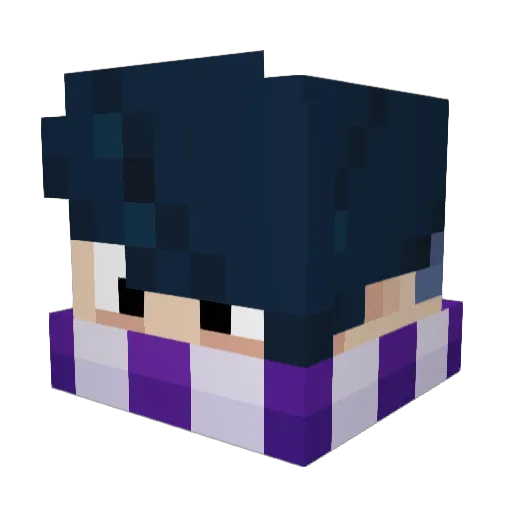 Noctis_98 Minecraft avatar head, 3D render