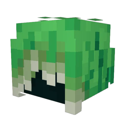 Noctives Minecraft avatar head, 3D render