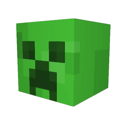 NoctoriousFatty Minecraft avatar head, 3D render
