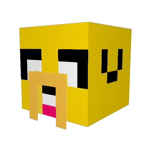 NocturnalNate Minecraft avatar head, 3D render