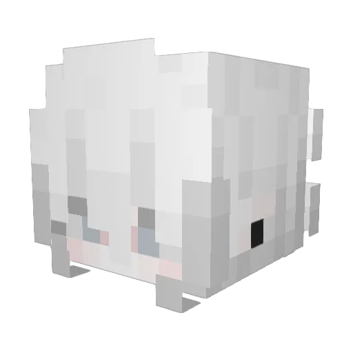 Noda474 Minecraft avatar head, 3D render