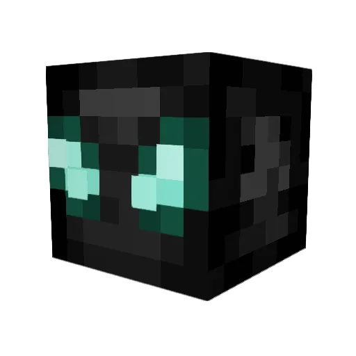 NodeOl Minecraft avatar head, 3D render