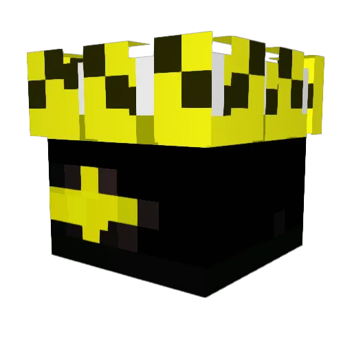 NodensCl Minecraft avatar head, 3D render