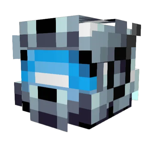 Nodl777 Minecraft avatar head, 3D render