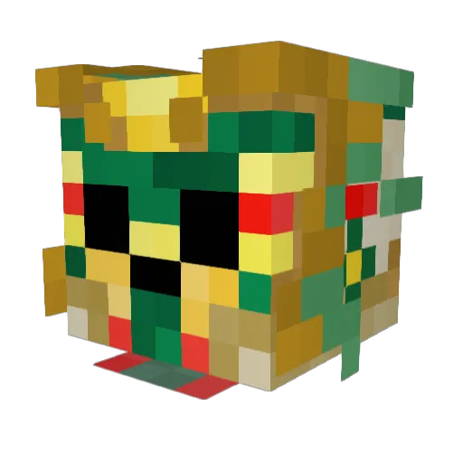 Nodys Minecraft avatar head, 3D render